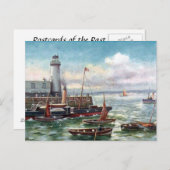 Old Briefkaart - Scarborough, Yorkshire (Voorkant / Achterkant)