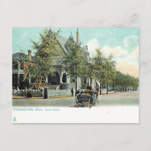 Old Briefkaart - Vicksburg, Mississippi, Verenigde