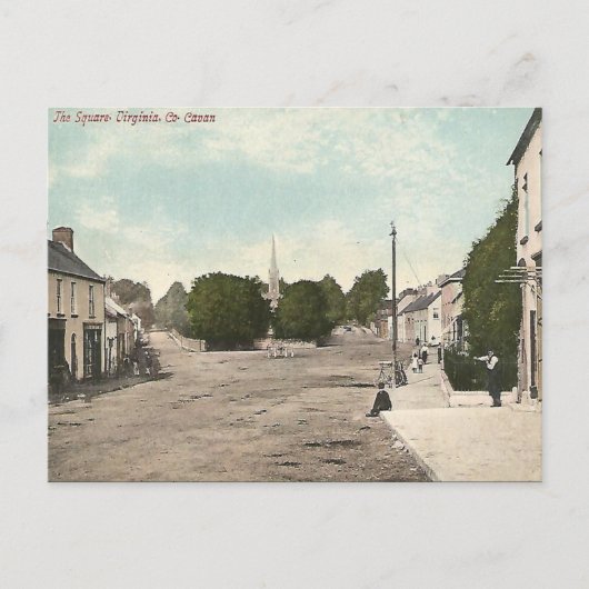 Old Briefkaart - Virginia, Co Cavan, Ierland (Voorkant)