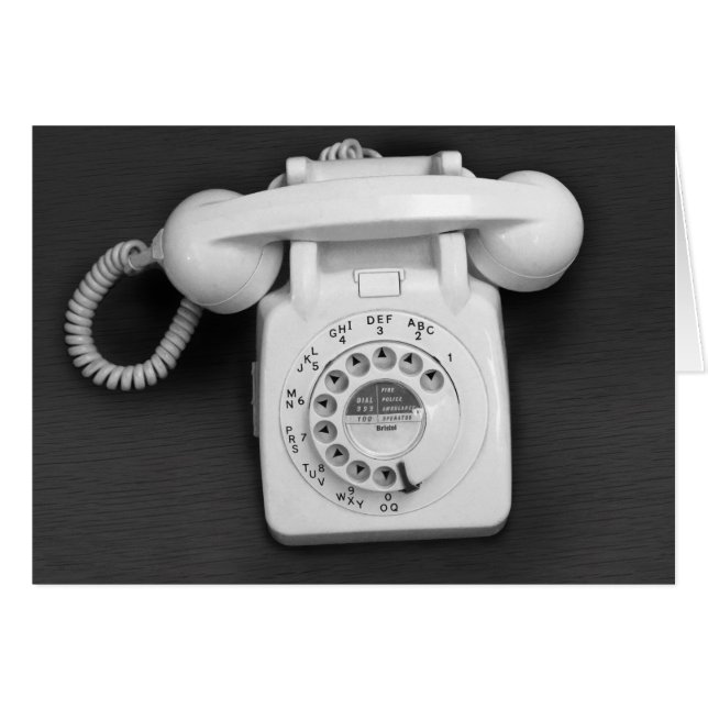 Old British Telefoon (Voorkant Horizontaal)