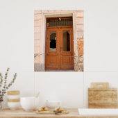 Old broken door, lost place poster (Keuken)