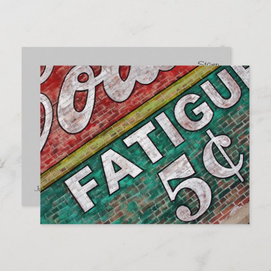 Old Building Brick Wall Graffiti - Postkaart (Voorkant / Achterkant)