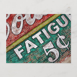 Old Building Brick Wall Graffiti - Postkaart