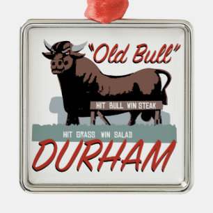 Old Bull Durham Metalen Ornament