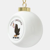 Old Buzzard Holiday kerstversiering Keramische Bal Ornament (Rechts)