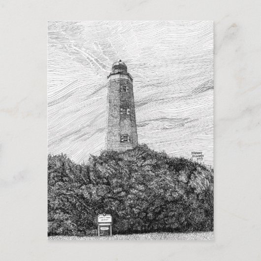 Old Cape Henry Lighthouse Briefkaart (Voorkant)
