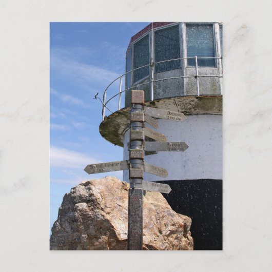 Old Cape Point Lighthouse, Zuid-Afrika Briefkaart (Voorkant)