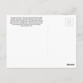 Old Cartagena Post Card Briefkaart (Achterkant)