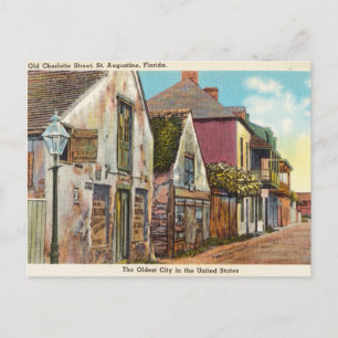 Old Charlotte Street, Augustine, Florida Briefkaart
