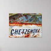Old Chetzemoka Boat 2 Canvas Afdruk (Voorkant)