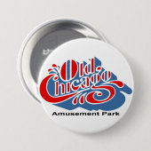 Old Chicago Amusement Park, Bolingbrook, IL Ronde Button 7,6 Cm (Voorkant /achterkant)