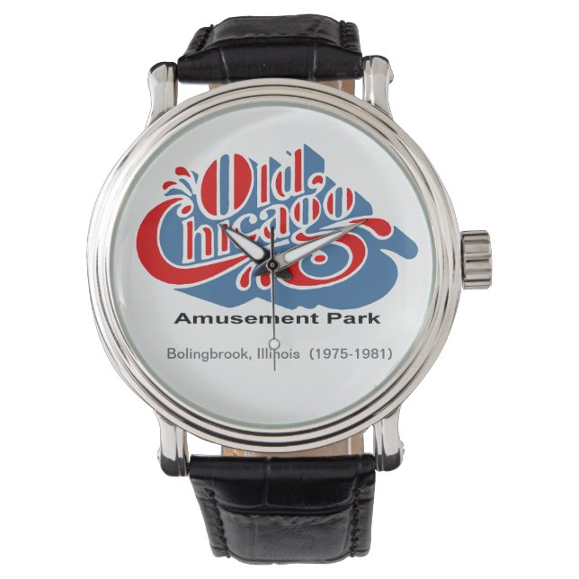 Old Chicago Amusement Park, Bolingbrook, Illinois Horloge (Voorkant)