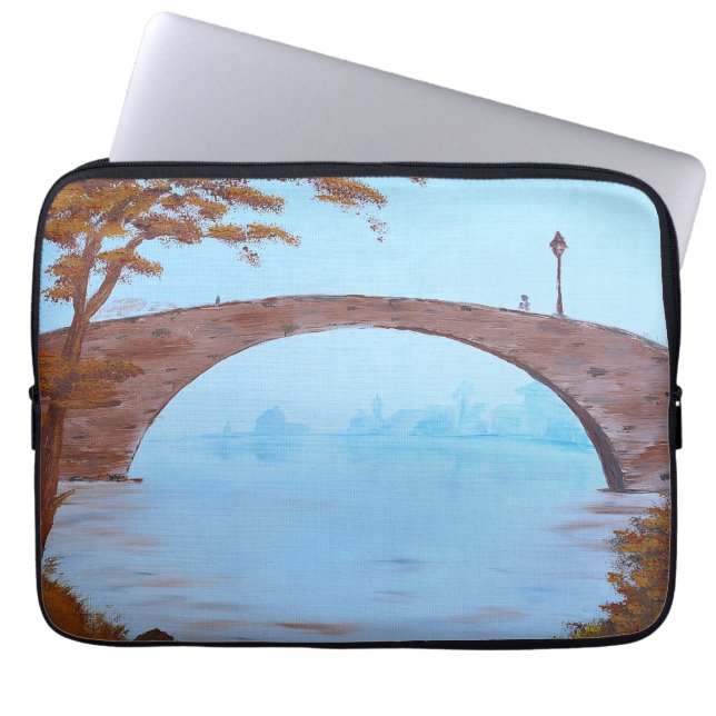 Old City Bridge Laptop Sleeve (Voorkant)