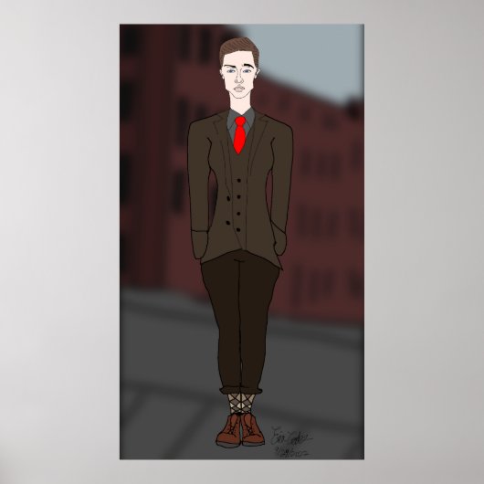 Old City Butch poster kunst (Voorkant)