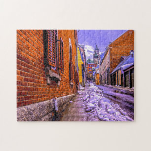 Old City Streets Quebec. Legpuzzel