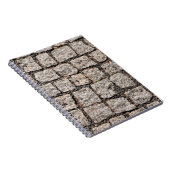 Old cobble stone pattern at the streetabstract, an notitieboek (Rechterzijde)