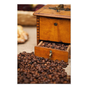 Old Coffee Grinder Foto Afdruk