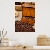 Old Coffee Grinder Poster (Keuken)