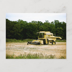 Old Combine 01 Briefkaart