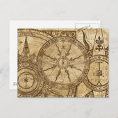 Old Compass Roos Briefkaart (Voorkant / Achterkant)
