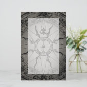 Old Compass Roos Briefpapier (Staand voorkant)