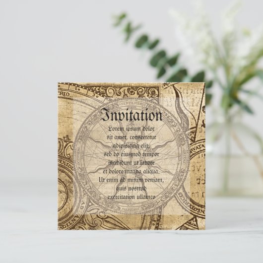 Old Compass Roos Kaart (Staand voorkant)