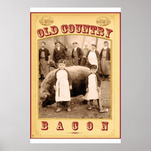 Old Country Bacon Poster (Voorkant)