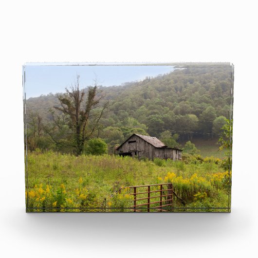 Old Country Barn Photo Block Fotoblokken (Voorkant)