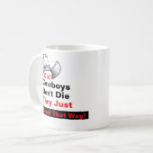 Old Cowboys Don't Die Mug - Funny Western Gift (Devant gauche)