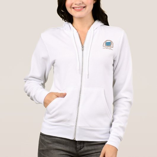 Old Croton Aquaduct Dames Zip Hoodie (Voorkant)
