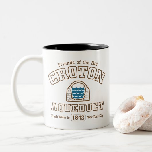 Old Croton Aqueduct Mug (Avec donut)