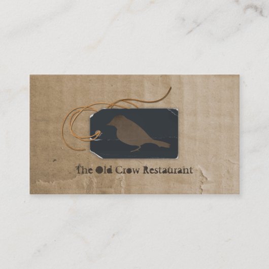 Old Crow Cartes de visite (Devant)
