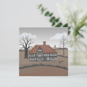 Old Crow Manor Kaart (Staand voorkant)