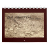 Old Deadwood kalender van 12 maanden (Hoes)