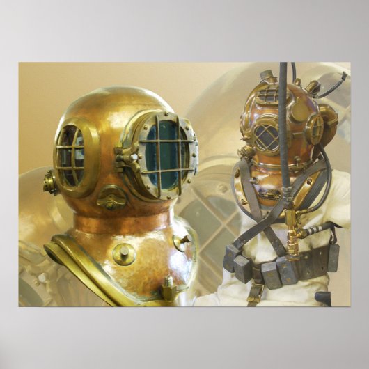 Old Diving Equipment, History of Diving Museum, FL Poster (Voorkant)