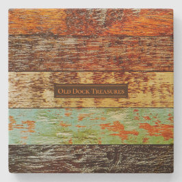 Old Dock Treasures Coasters Stenen Onderzetter