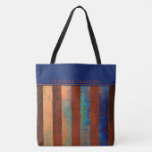 Old Dock Treasures Tote Bag. Rusty metal. Draagtas (Voorkant)