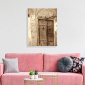 Old Door Wrapped Canvas Afdruk (Insitu (Woonkamer))