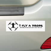 Old Droner Bumpersticker (Op auto)