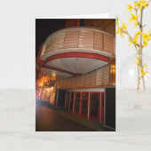 "Old Duluth Movie Theatre" Carte d'anniversaire (Fleur jaune)
