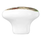 Old Dutch Capuchine Pigeon Keramische Knop (Zijkant)