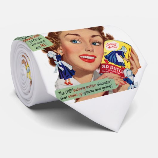 Old Dutch Cleanser ad print  Stropdas (Opgerold)