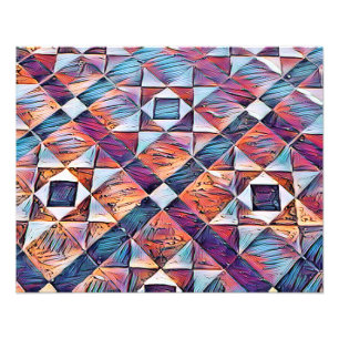 OLD ENGLAND TEGELVLOER FOTO AFDRUK