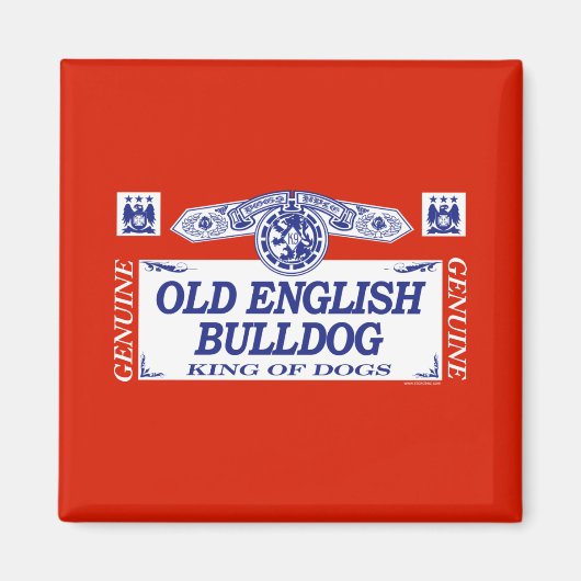 Old English Bulldog Magneet (Voorkant)