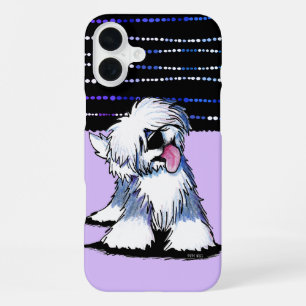 Old English Sheepdog Blank Note Kaart iPhone 16 Plus Hoesje
