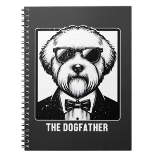 Old English Sheepdog De Hondenvader Tuxedo Cool Le Notitieboek