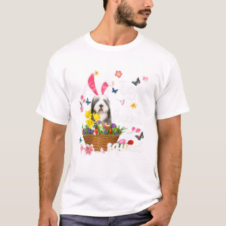 Old English Sheepdog Happy Easter T-shirt