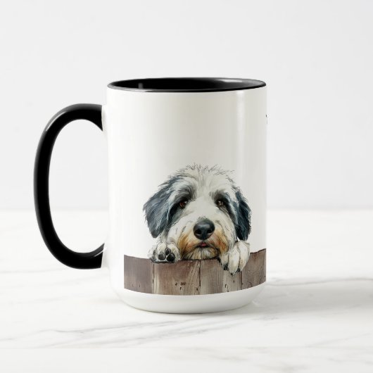 Old English Sheepdog Mok (Links)