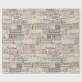 Old European Buildings  Cadeaupapier (Vlak)