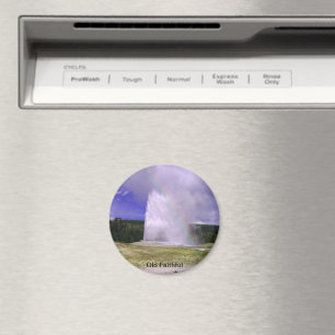 Old Faithful in Yellowstone National Park Magneet